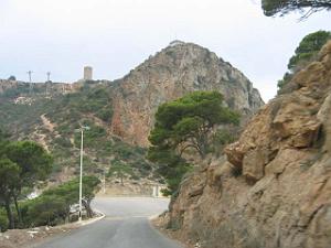 VOYAGE ORAN SEPTEMBRE 2006 102 13 SEPT. 06 - MATIN - SUR LA ROUTE DU FORT DE SANTA CRUZ